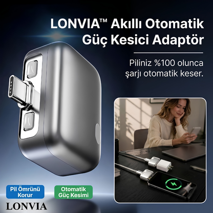 Lonvia™ Akıllı Otomatik Güç Kesici Adaptör